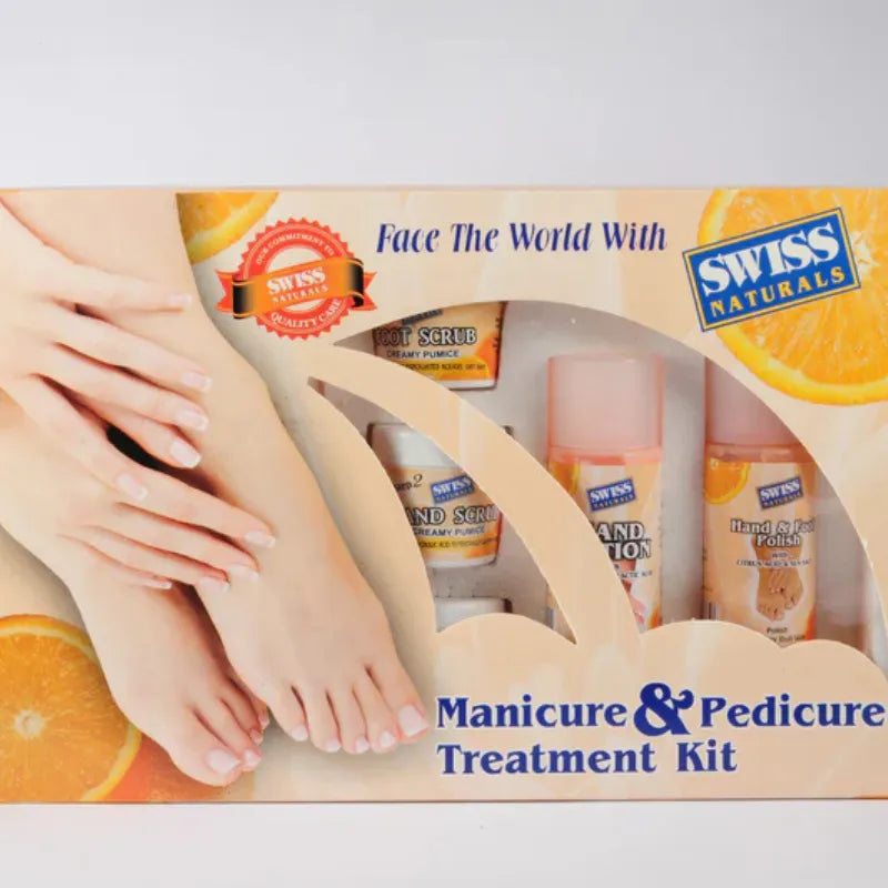 Swiss natural Menicure pedicure treatment kit