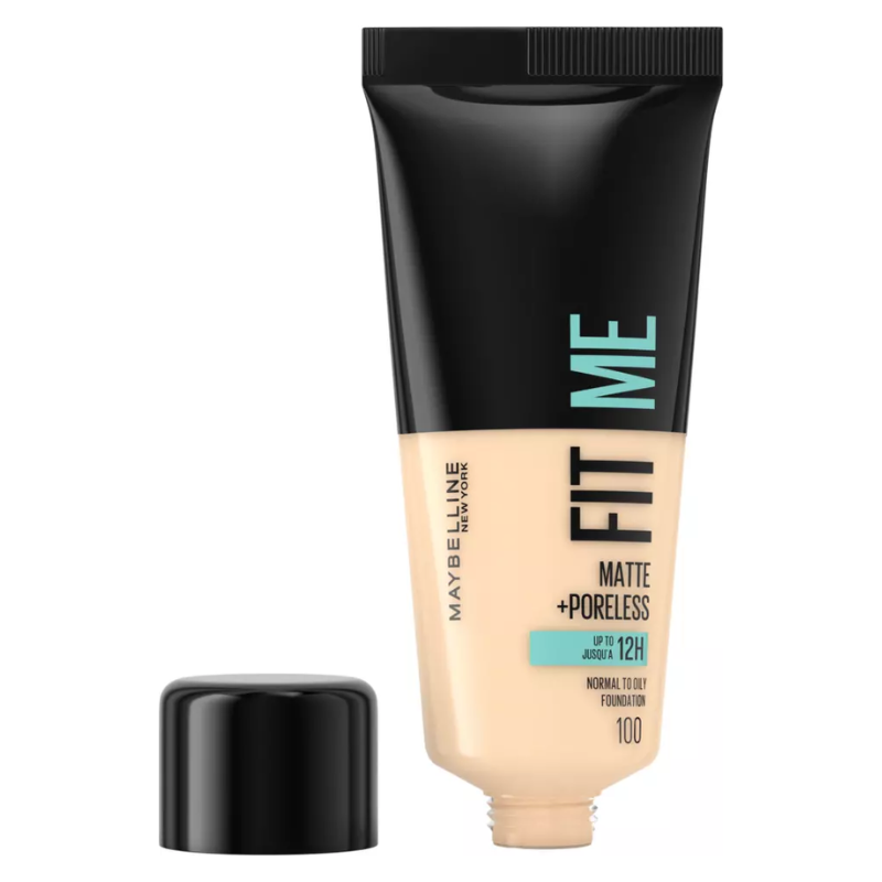 Original Maybelline Fit Me Foundation, Matte & Poreless, Full Coverage Blendable Normal to Oily Skin, 30ml