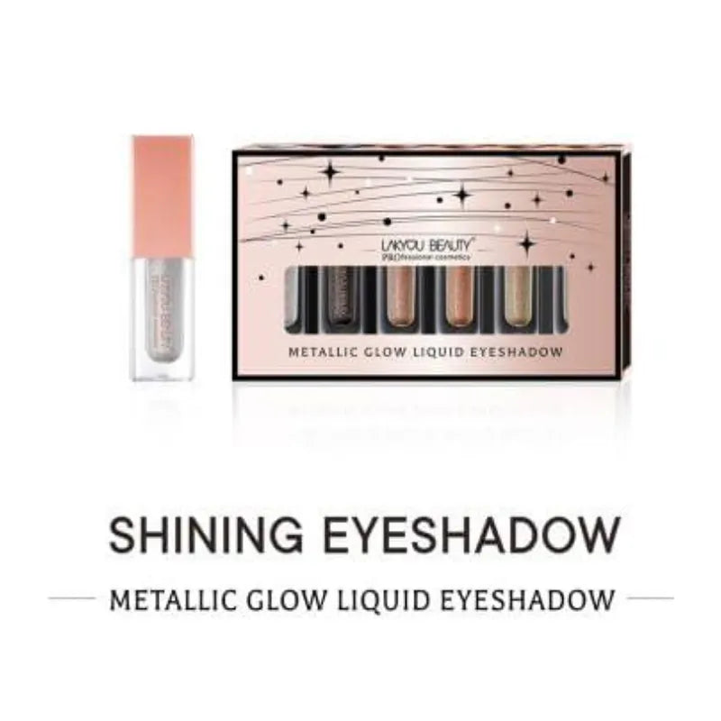 6 Pcs Lakyou Beauty Metallic Glow Liquid Eyeshadow