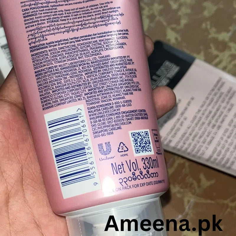 Original Vaseline Gluta-Hya Serum Burst Lotion Dewy Radiance - 300ml