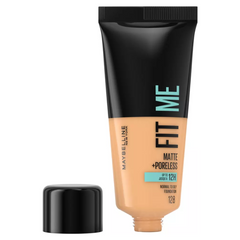 Original Maybelline Fit Me Foundation, Matte & Poreless, Full Coverage Blendable Normal to Oily Skin, 30ml