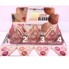 MSYAHO 3 IN 1 Terracotta Baked Blush & Highlighter