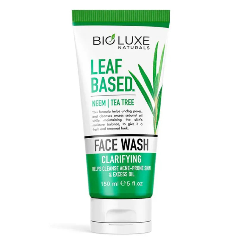 Bioluxe Naturals Leaf-Based Face Wash 150ml