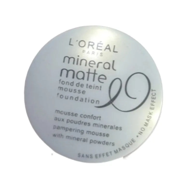 L'ORÉAL PARIS mineral matte fond de teint mousse foundation 18ml