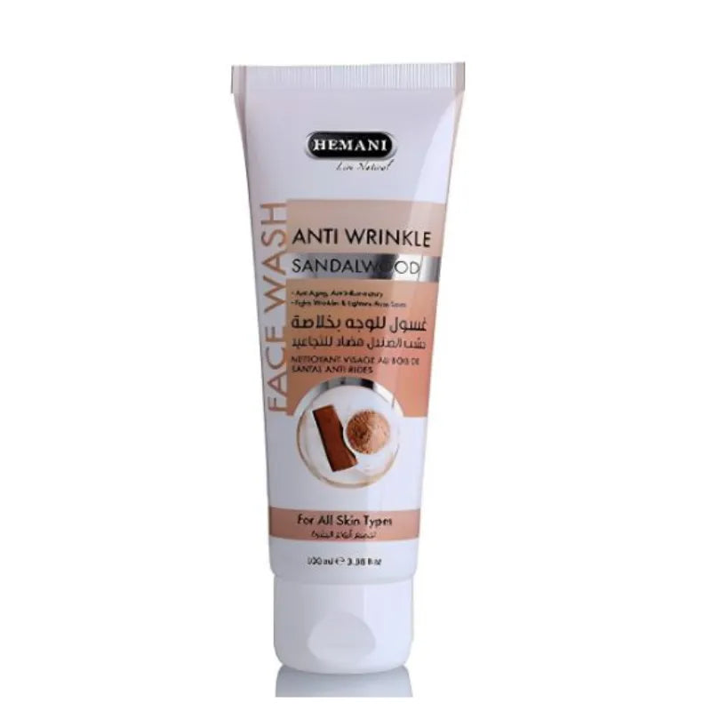 Hemani Anti Wrinkle Sandalwood Face Wash - 100ml
