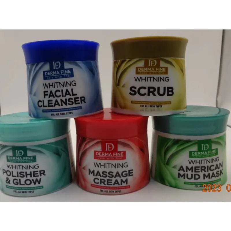 Derma fine Ultra Whitening Facial Kit 75ml (Pack Of 5)