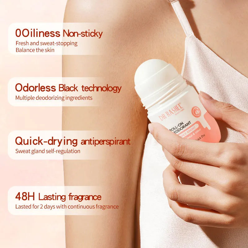 Dr. Rashel Advance Bright Quick Dry Roll-On Deodorant 48H Protection - 50ml