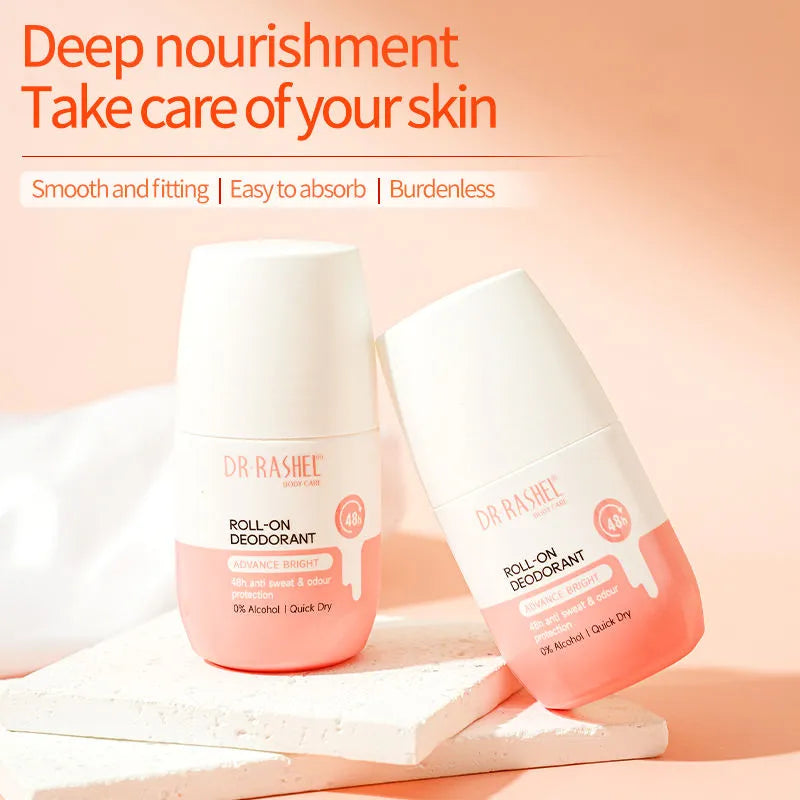 Dr. Rashel Advance Bright Quick Dry Roll-On Deodorant 48H Protection - 50ml