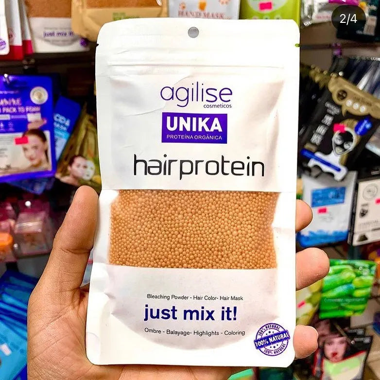 Agilise Keratin Unika Hair Protein Just Mix it Hair Color Hair Shampoo Mask 100g
