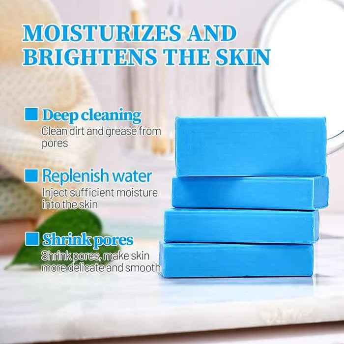 Aichun Beauty 4pcs Hyaluronic Acid Serum Moisturizing Face Body Cleaning Bar Soap 120g