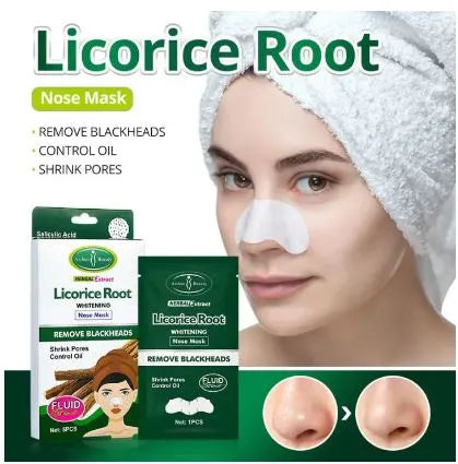 Aichun Beauty 5pcs Licorice Root Nose Mask
