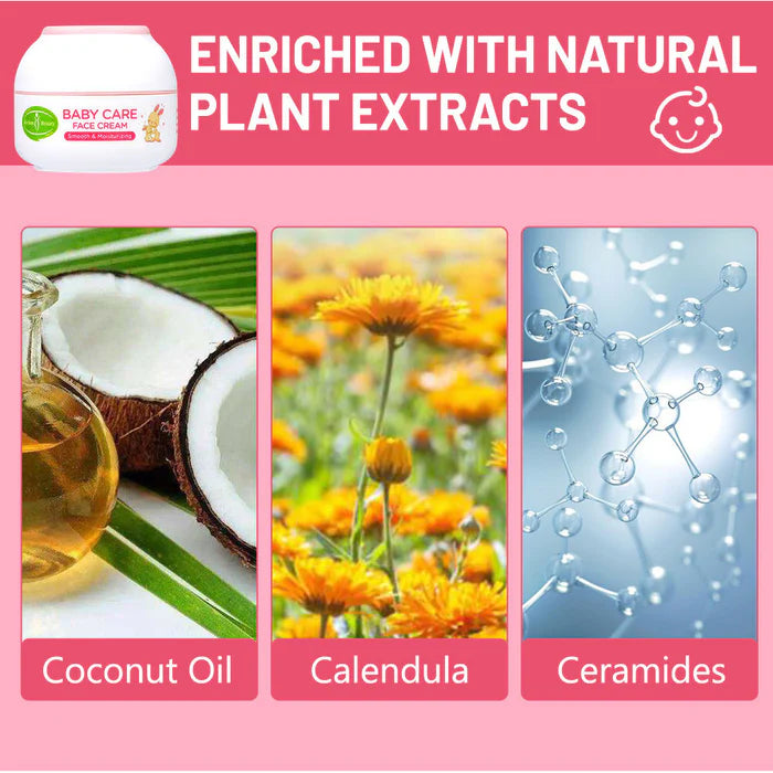 Aichun Beauty Natural Baby Moisturizing Facial Cream With Coconut Oil  For Dry Skin - 50g