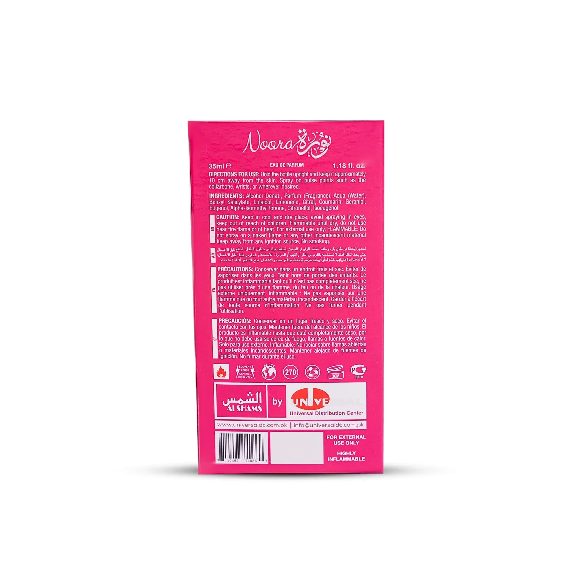 Al Shams Noor Perfume – 35ml Eau de Parfum