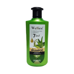 Wellice 7 in 1 Anti - Hair Loss Aloe vera Hyalruonic Acid & Soothing Frizz Shampoo 400g