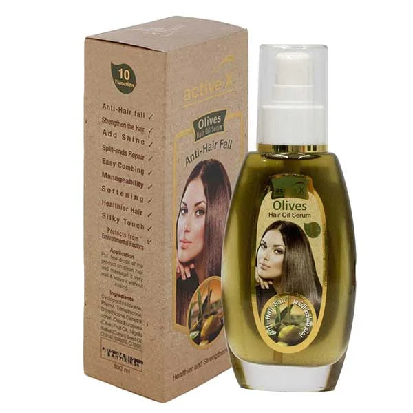 Silky Cool Extra Anti-Hairfall Olives Hair Oil Serum 100ml