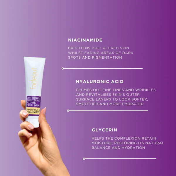Fade Out Anti-Wrinkle Brightening Facial Wash - 100ml