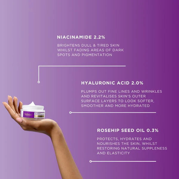 Fade Out Anti-Wrinkle Brightening Night Cream - 50ml