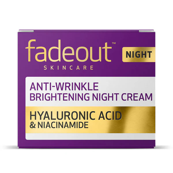 Fade Out Anti-Wrinkle Brightening Night Cream - 50ml