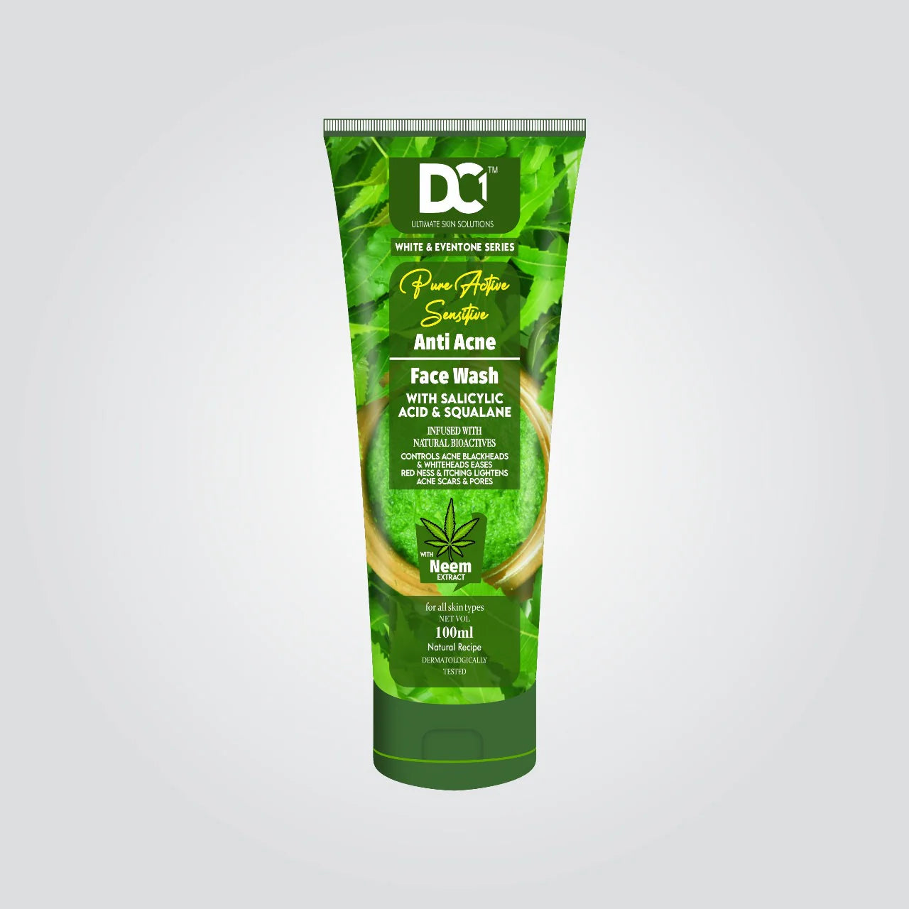 DC Ultimate Facial Series Anti Acne With Neem Extract Face Wash 100ml