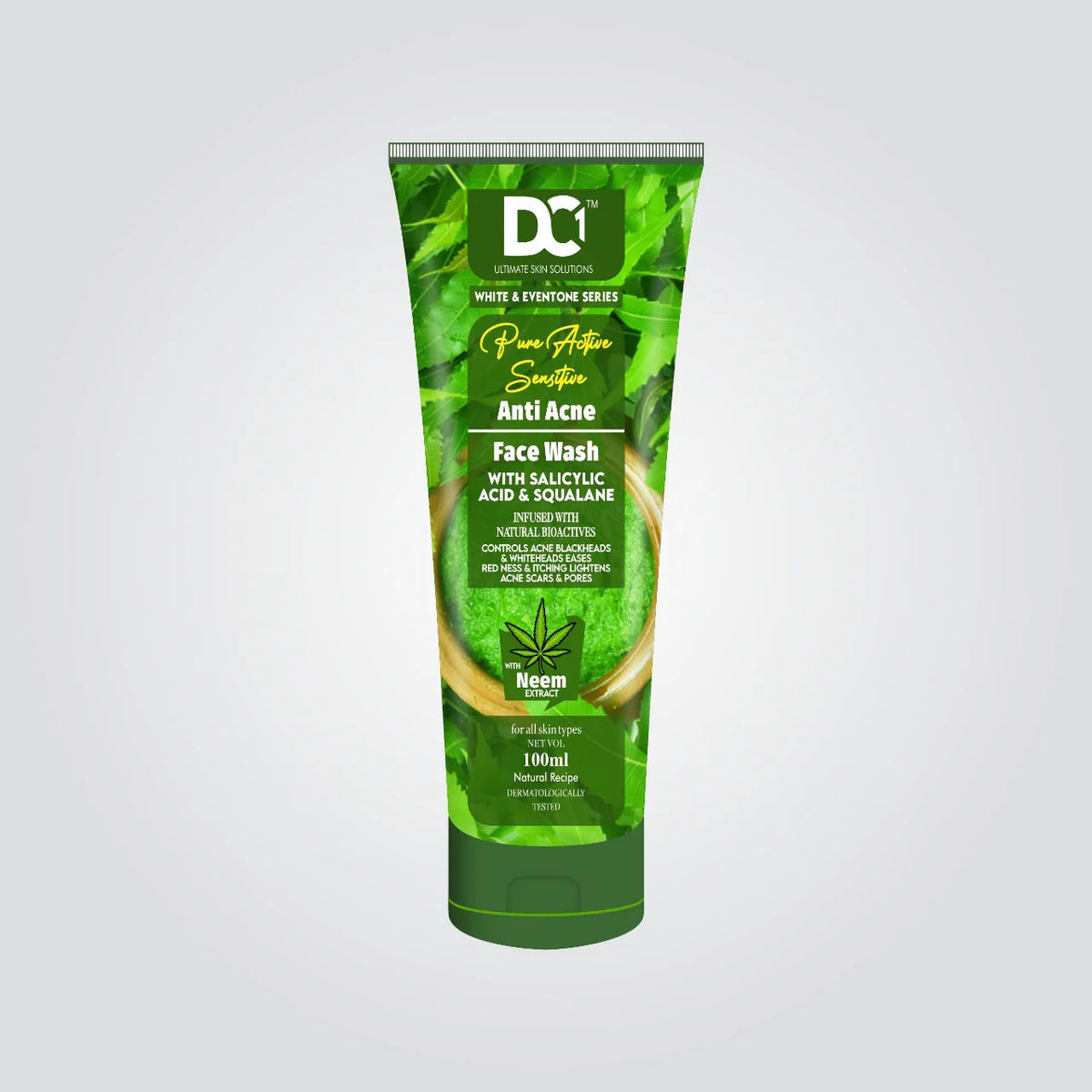 DC Ultimate Facial Series Anti Acne With Neem Extract Face Wash 100ml