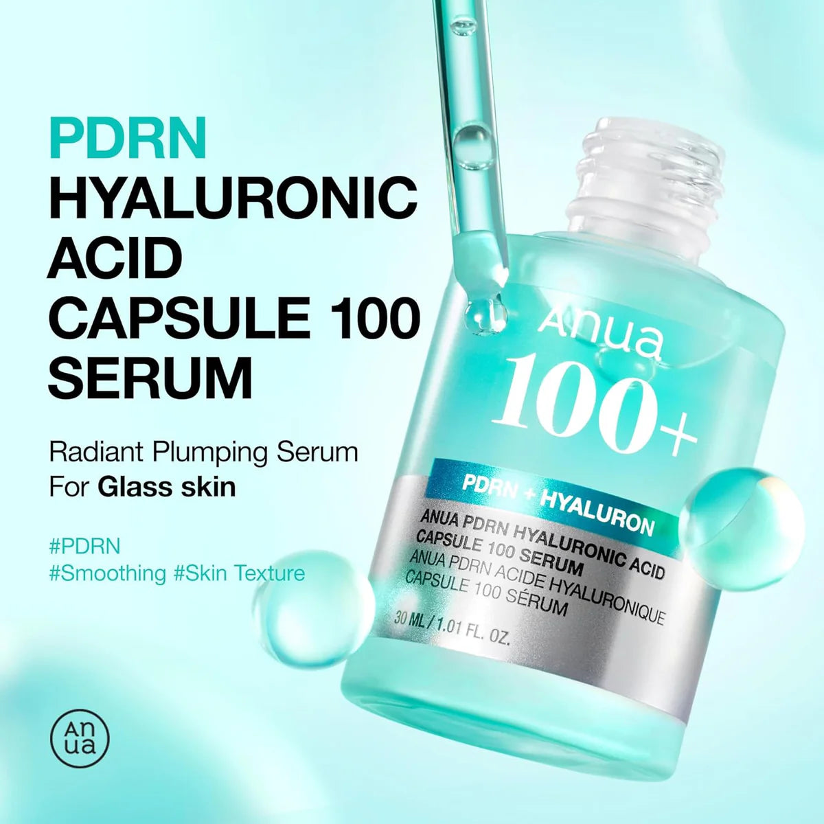 Anua PDRN Hyaluronic Acid Capsule 100 Serum - 30ml