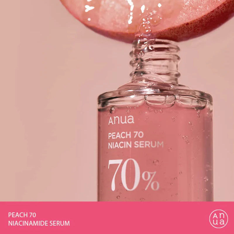 Anua - Peach 70% Niacinamide Serum - 30ml - Made in Korea