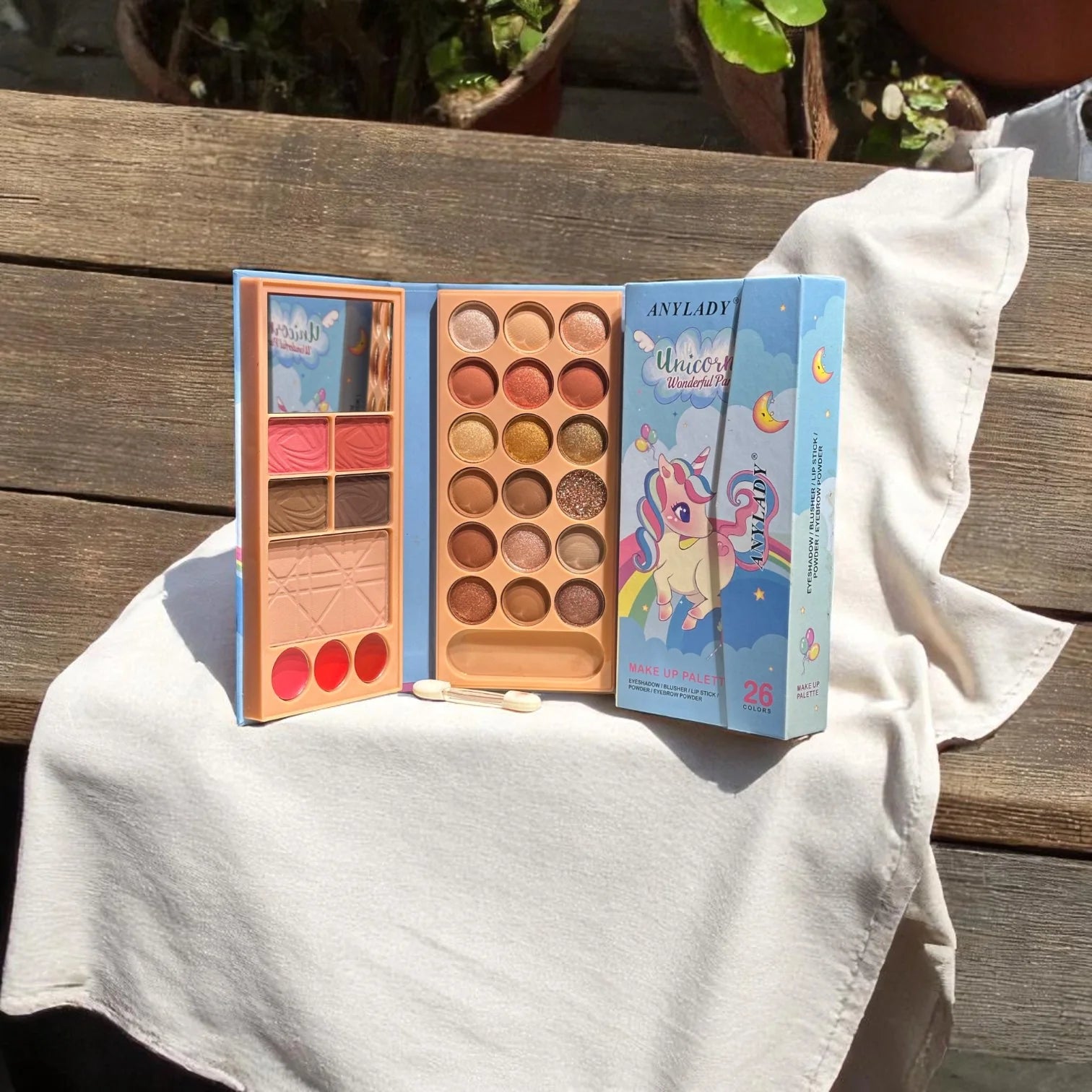 Any lady Foldable  make up book kit