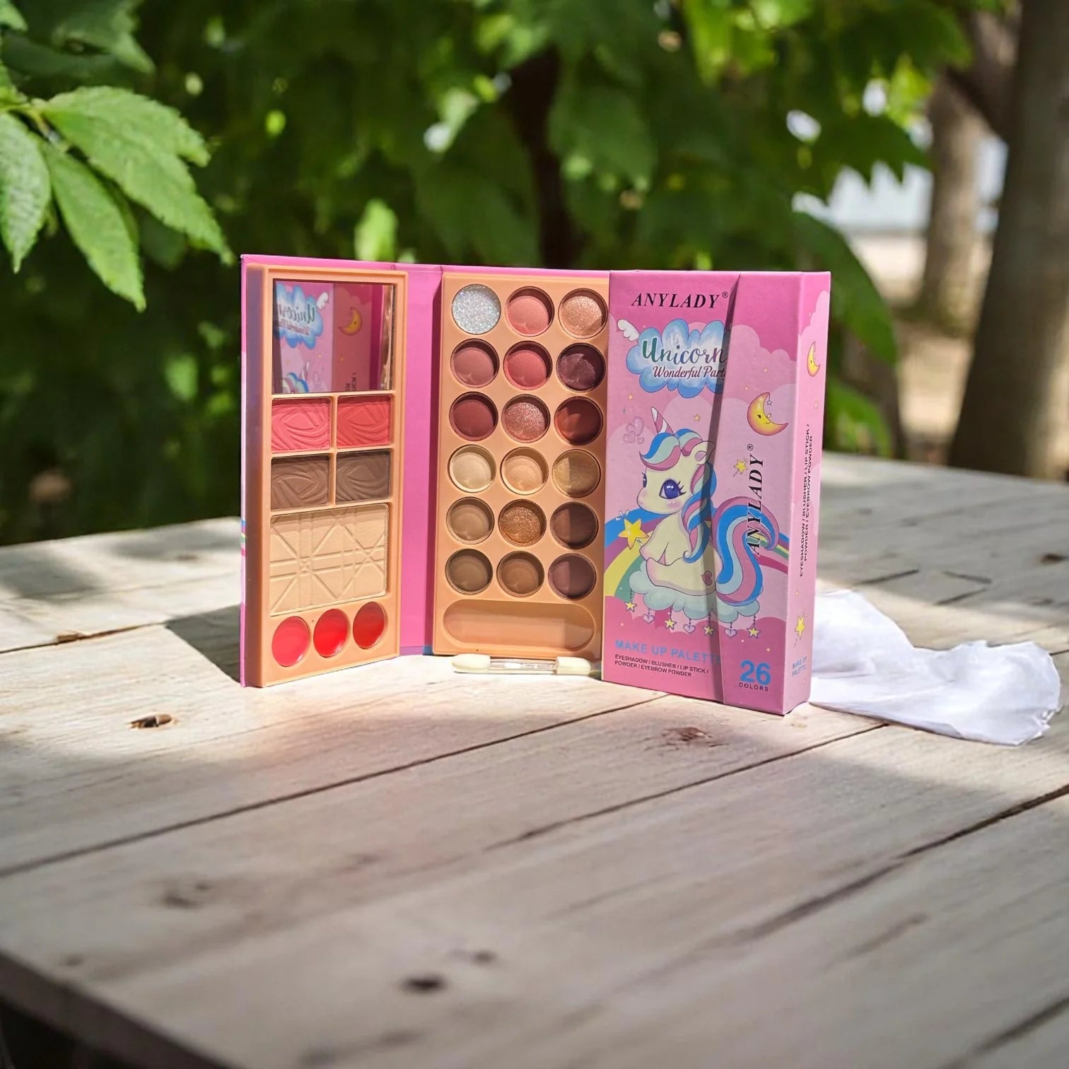 Any lady Foldable  make up book kit