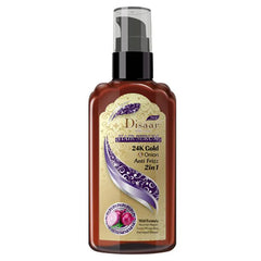 Disaar Hair Serum 2-in-1 24K Gold & Onion Anti-Frizz Mild Formula - 120ml