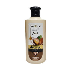 Wellice 7 in 1 Anti - Hair Loss Argan Hyalruonic Acid & Soothing Frizz Shampoo 400g