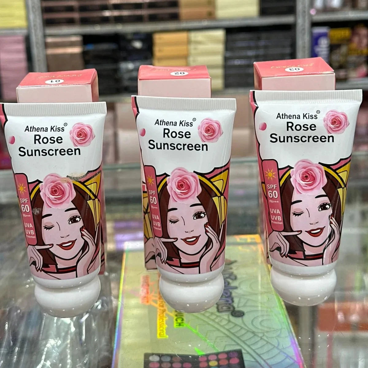 Athena kiss Rose sunscreen bb cream full coverage