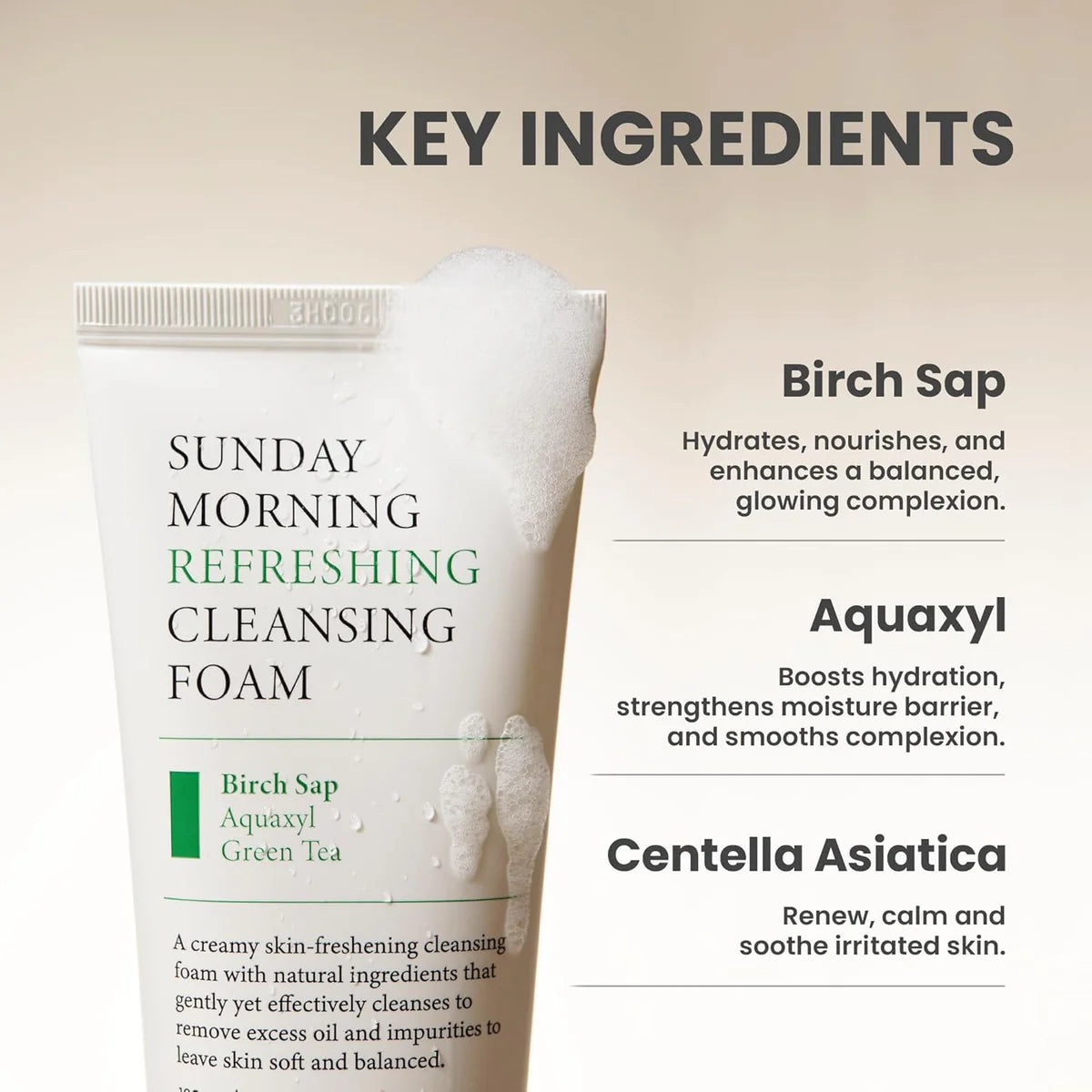 Axis-y Sunday Morning Refreshing Cleansing Foam - 120ml