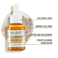 Balance Active Formula  Gold + Marine Collagen Rejuvenating Serum - 30ml