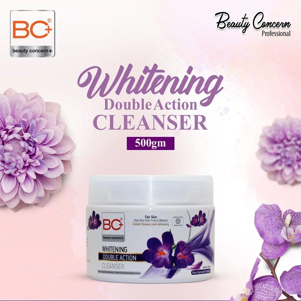 BC+ Beauty Concern Whitening Double Action Cleanser - 500g