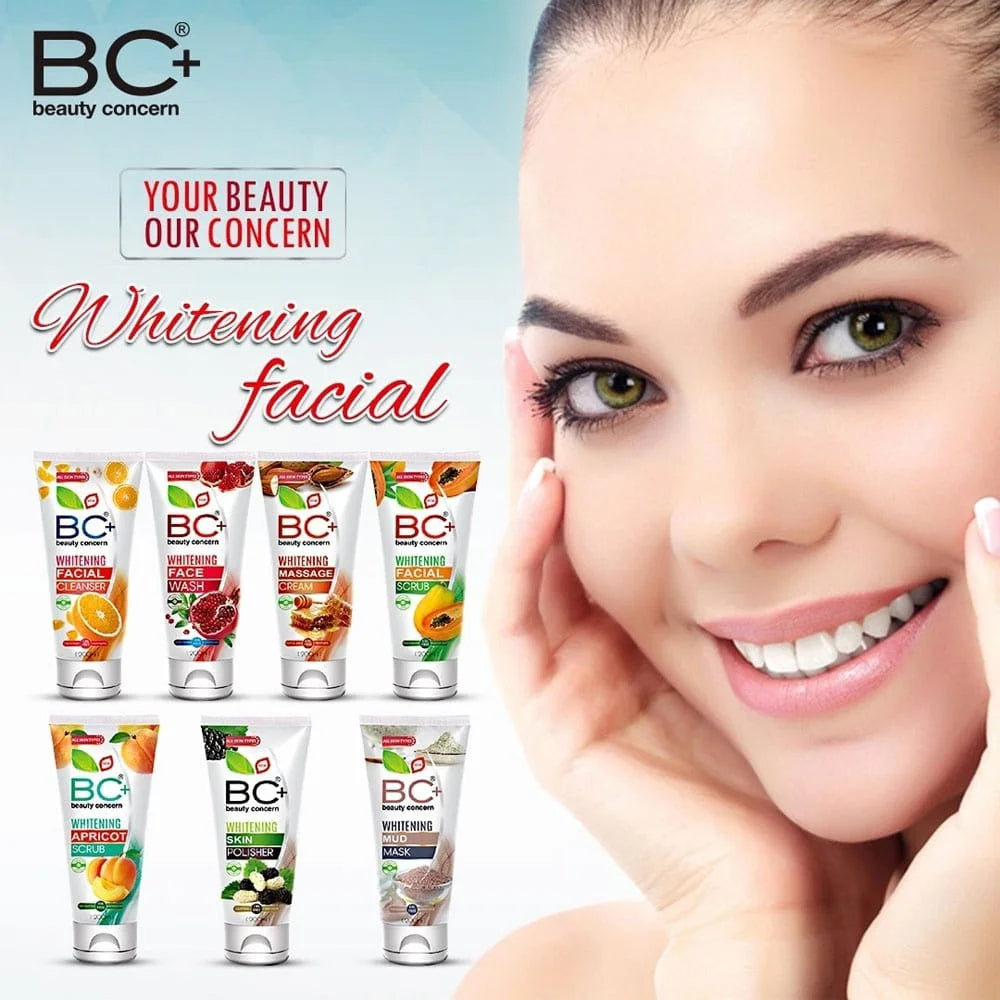 BC+ Beauty Concern Whitening Facial - 200ml Pack of 7