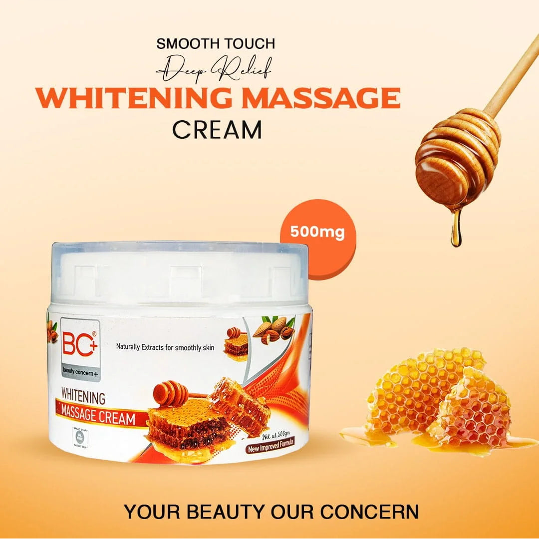 BC+ Beauty Concern Whitening Massage Cream - 500g