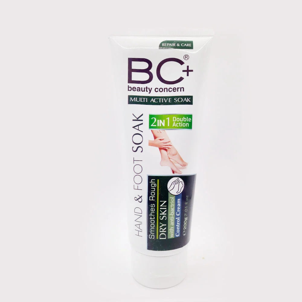 BC+ Hand & Foot 2 in 1 Double Action Soak - 200g