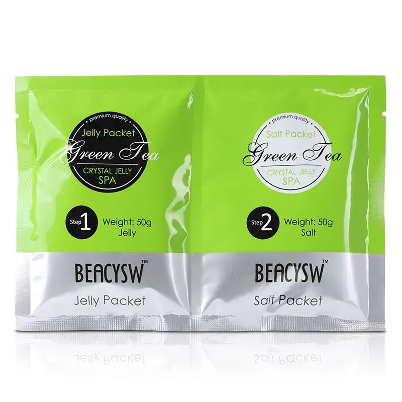 BEACYSW Natural Rose Ginger Foot Soak Powder Jelly Spa Pedicure Set