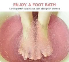 BEACYSW Natural Rose Ginger Foot Soak Powder Jelly Spa Pedicure Set