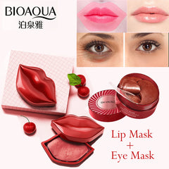 BIOAQUA 60Pcs Eye Mask & 20 Pcs Lip Mask Set