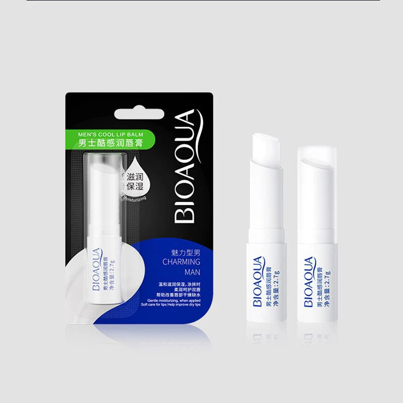 BIOAQUA Charming & Cool Ripping Lip Balm For Men - 2.7g