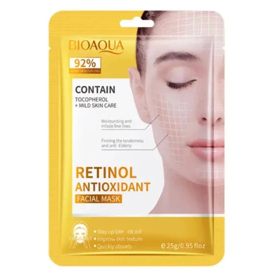 BIOAQUA Retinol Antioxidant Face Sheet Mask - 25g