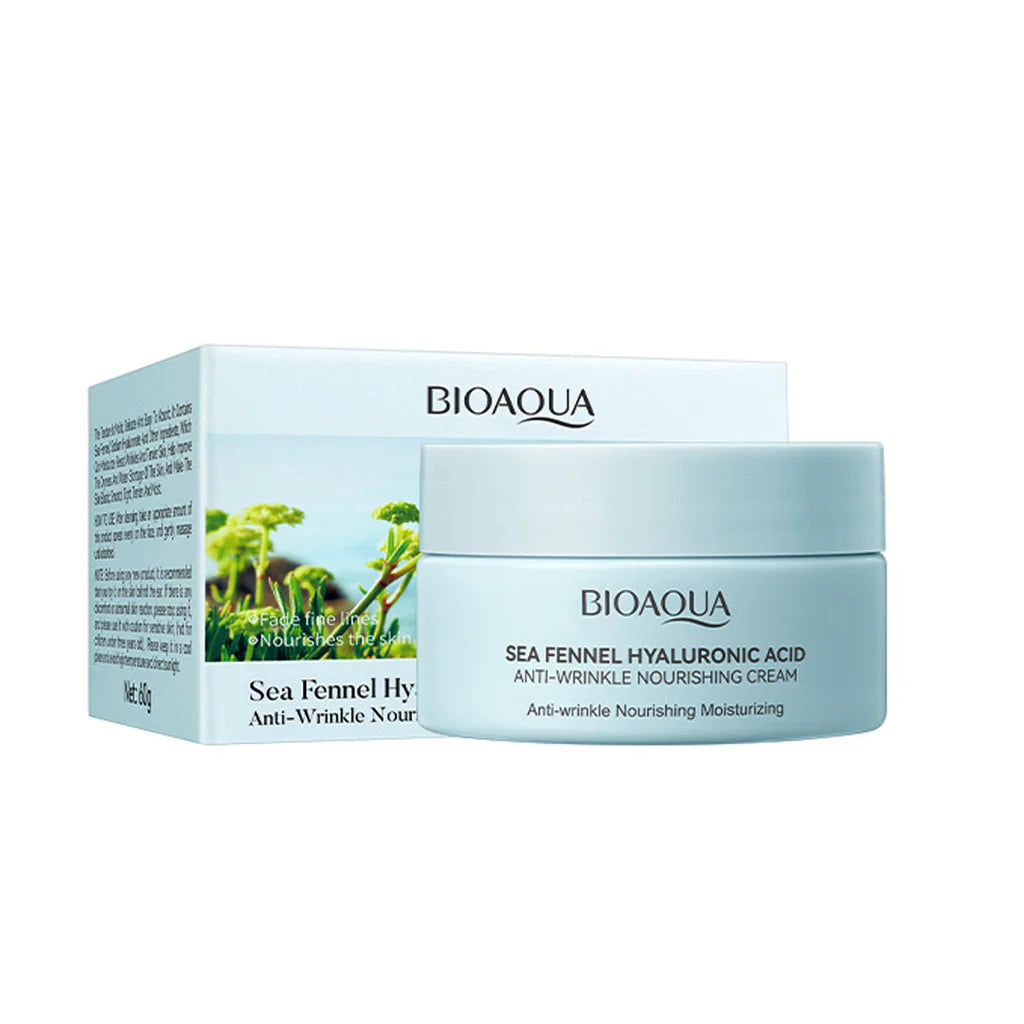 BIOAQUA Sea Fennel Hyaluronic Acid Moisturizing Face Cream - 60g