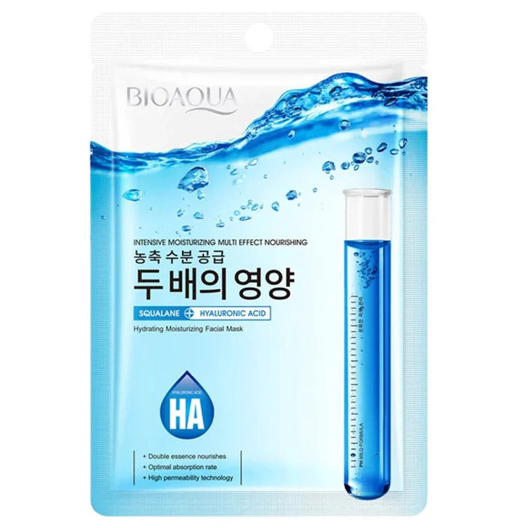 BIOAQUA Squalane + Hyaluronic Acid Hydrating Moisturizing Facial Mask