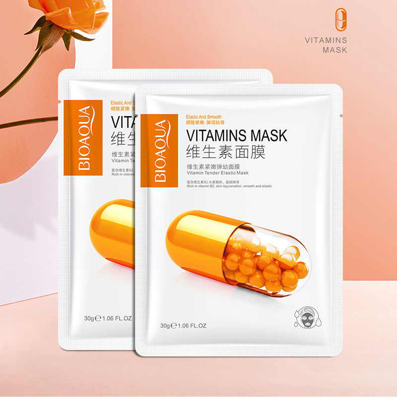 BIOAQUA Vitamins Tender Elastic Face Mask Sheet
