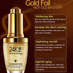 BIOAQUA 24K Gold Skin Care Liquid Essence Face Serum - 30ml