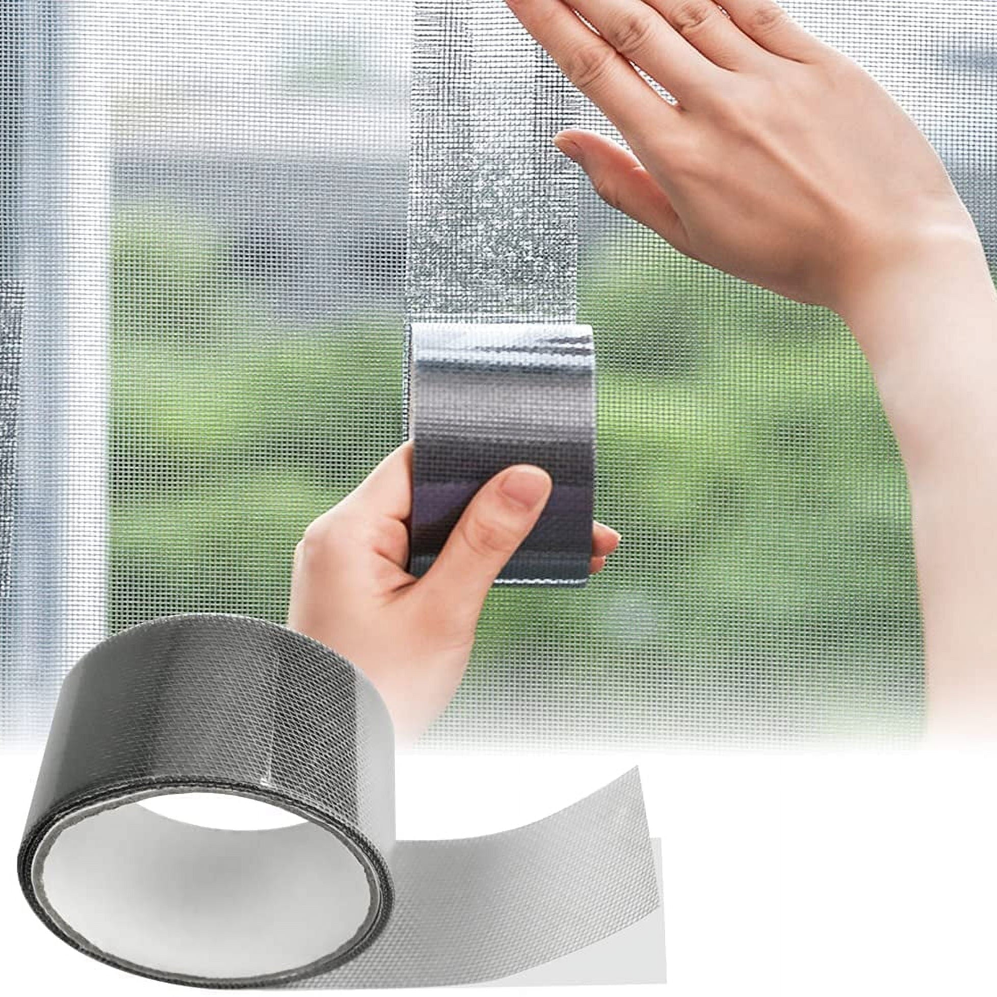 Self-Adhesive Fiberglass Mesh Window Screen Repair Tape