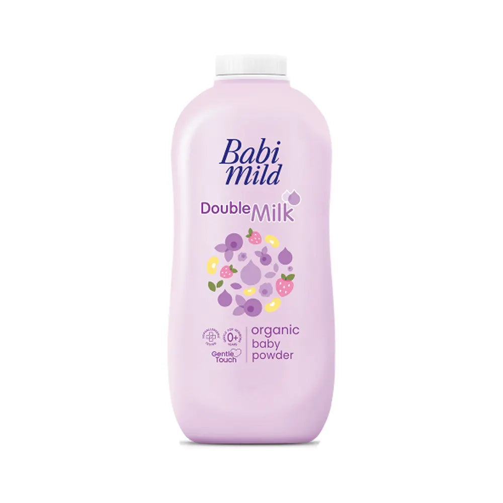 Babi Mild Double Milk Organic Baby Powder 350g