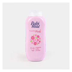 Babi Mild Sweety Pink Organic Baby Powder, Gentle For Newborn/0+ Years, Hypoallergenic Tested