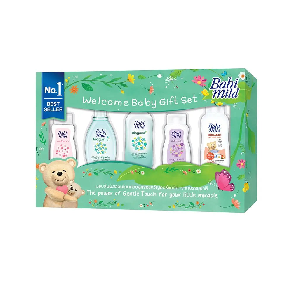 Babi Mild The Natural Baby Gift Set, 5-Pack